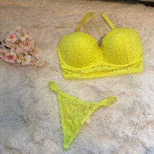 Victoria’s Secret Bra and Panty Set - Yellow